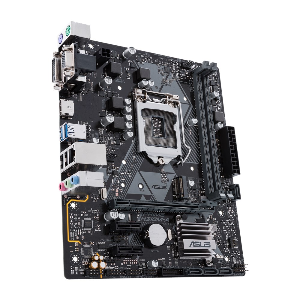 ASUS　PRIME H310M-A　LGA1151 ASUS PRIME H310M-A Desktop Motherboard - Intel H310 Chipset